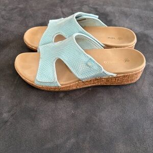Spenco Light Blue Orthotic Slide Sandals – Women’s 10B